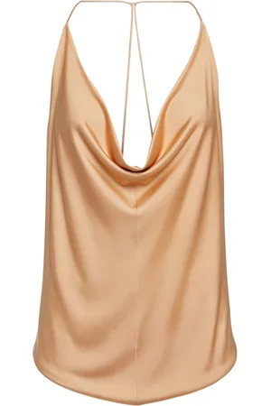 Tom Ford Top In Raso Di Seta Stretch