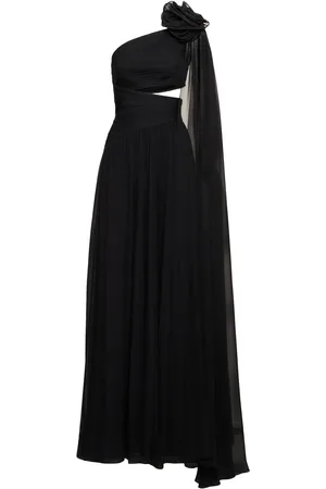 Elie saab Vestito In Chiffon Di Seta