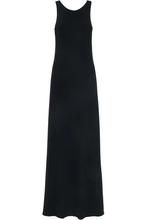 Max Mara Vestito Lungo Pompei In Crepe Di Misto Viscosa