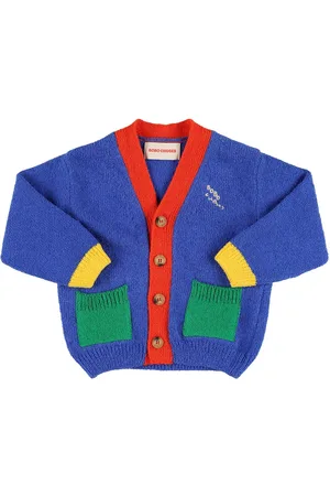 Bobo Choses Cardigan In Maglia Di Spugna Di Misto Cotone