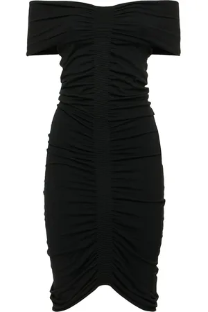 Alexander Wang Vestito Mini Con Spalle Scoperte E Arricciature