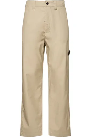 Stone Island Pantaloni Regular Fit In Cotone