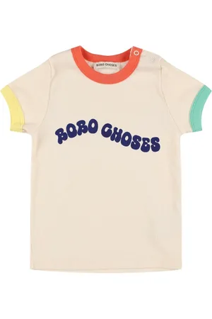 Bobo Choses T-shirt In Jersey Di Cotone Stampato