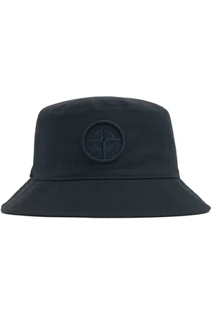 Stone Island Cappello Baseball In Tela Di Cotone Con Logo