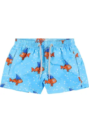 MC2 SAINT BARTH Shorts Mare In Nylon Stampa Fish