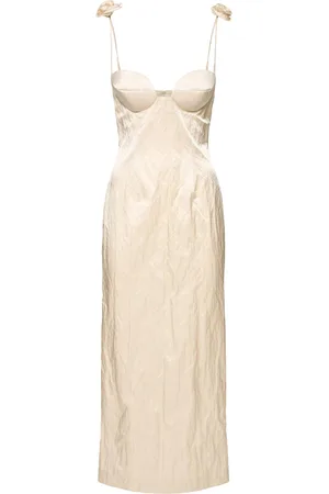 MAGDA BUTRYM Vestito Midi In Misto Cotone