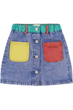 Bobo Choses Gonna In Denim Di Cotone