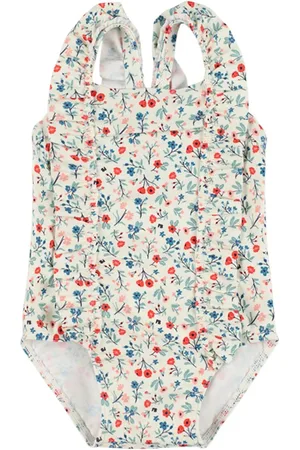 Petit Bateau Costume Intero In Lycra Stampata