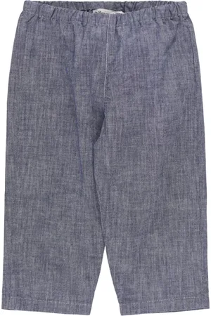 BONPOINT Pantaloni In Cotone Chambray