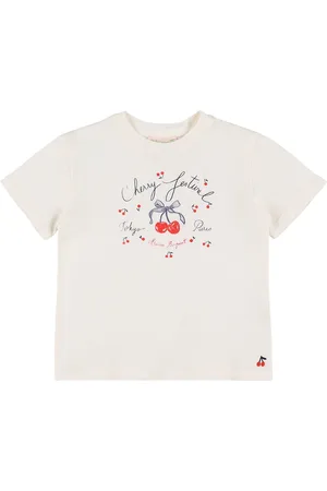 BONPOINT T-shirt In Jersey Di Cotone Stampato