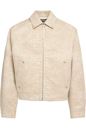 Jacquemus Giacca La Veste De-nimes Con Stampa Coccodrillo