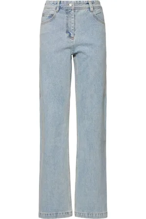 Low Classic Jeans Dritti Vita Media In Denim