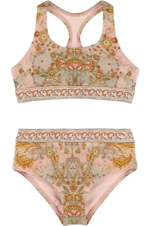 ZIMMERMANN Bikini In Lycra Stampata