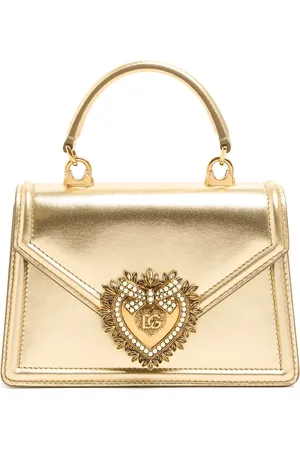 Dolce & Gabbana Borsa Mini Devotion In Pelle Lamé