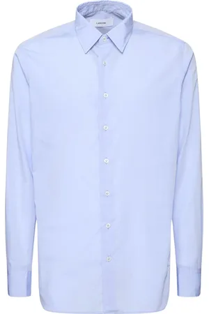 LARDINI Camicia In Popeline Di Cotone