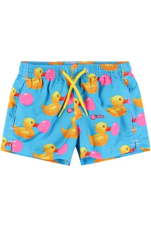 MC2 SAINT BARTH Shorts Mare In Nylon Stampa Big Babol Ducky