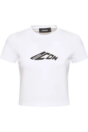 Dsquared2 T-shirt Icon In Jersey Di Cotone Con Logo