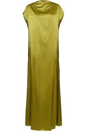 DRIES VAN NOTEN Vestito Diria In Raso Di Seta Stretch