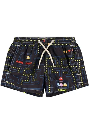 MC2 SAINT BARTH Shorts Mare In Nylon Stampa Pacman
