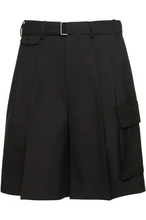 DUNST Shorts In Misto Lana Con Cintura