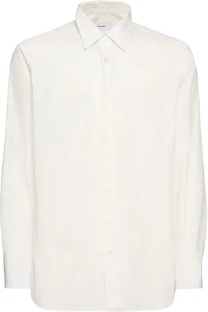 LARDINI Camicia In Popeline Di Cotone