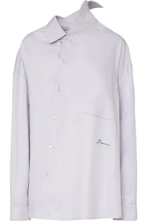 Jacquemus Camicia La Chemise Cuadro In Popeline