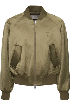 Ami Bomber In Misto Cotone Con Logo Adc