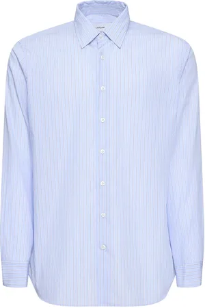 LARDINI Camicia In Popeline Di Cotone