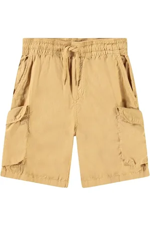 Molo Shorts Cargo In Gabardina Di Cotone