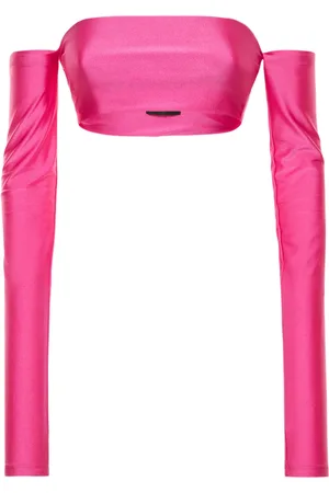 The Andamane Crop Top Con Spalle Scoperte Lexi In Lycra Stretch