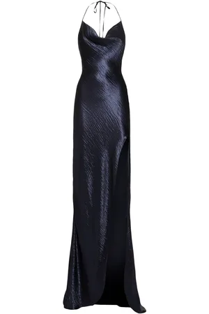 Roberto Cavalli Vestito Maxi Con Spacco Laterale