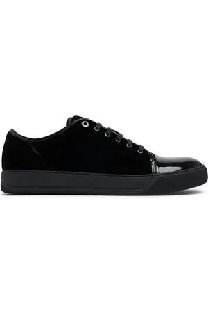 Lanvin Sneakers Basse In Velour E Pelle