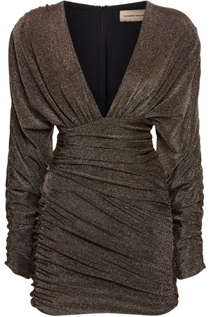 ALEXANDRE VAUTHIER Vestito In Jersey Di Lurex Drappeggiato