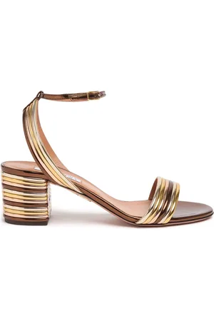 Aquazzura Sandali Sundance In Tessuto Sintetico 50mm