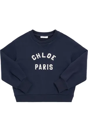 Chloé Felpa In Cotone Con Ricami