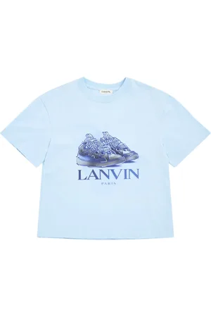 Lanvin T-shirt In Jersey Di Cotone Stampato