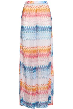 Missoni Pantaloni Larghi In Chevron