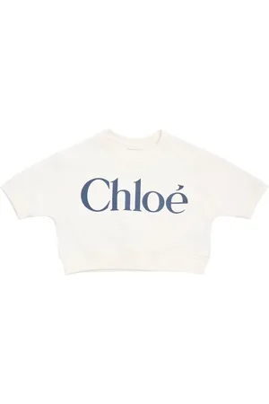 Chloé Felpa Cropped In Cotone