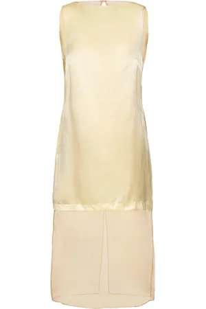 ESSE Vestito Rio Cowl In Raso E Organza