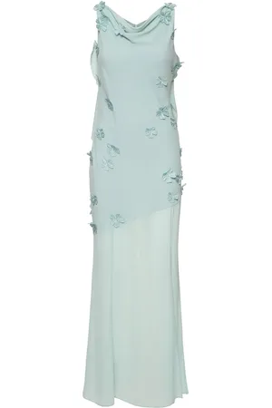 ROTATE Vestito Lungo Darly Con Fiori