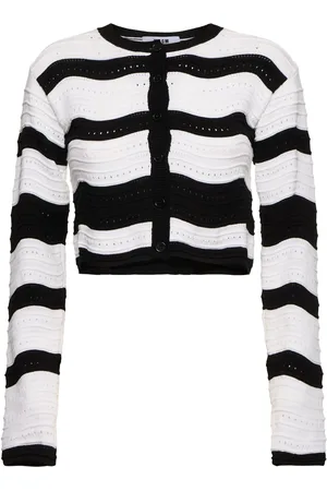Msgm Cardigan In Maglia A Righe