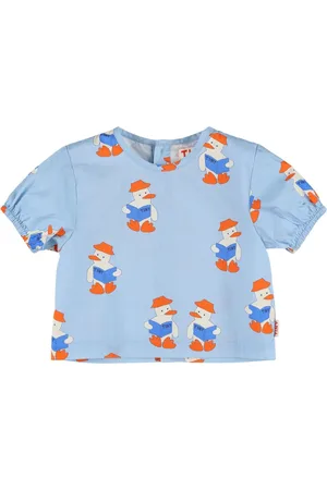 Tiny Cottons Camicia In Popeline Di Cotone Stampato