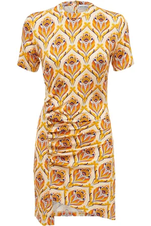 Paco rabanne Lvr Exclusive Vestito In Viscosa Stampata