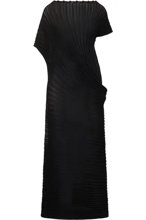 Issey Miyake Vestito Lungo Plissé