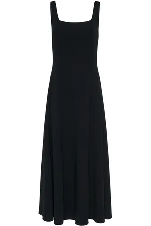 Max Mara Vestito Midi Platani In Jersey Scuba