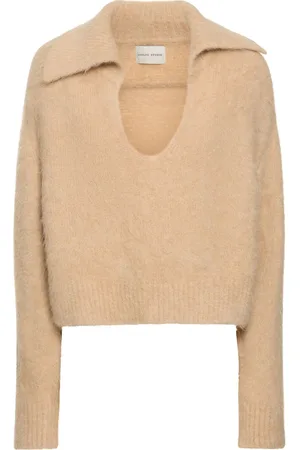 Loulou Studio Polo Ambrose In Misto Alpaca / Scollo A V