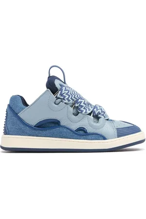 Lanvin Sneakers Curb In Pelle Con Lacci