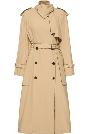 DRIES VAN NOTEN Trench Risto In Popeline Di Cotone Washed
