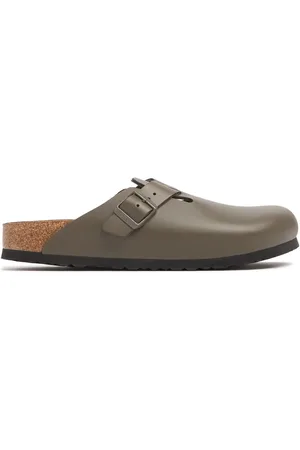Birkenstock Mules Boston In Pelle