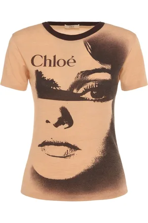 Chloé T-shirt In Jersey Stampata